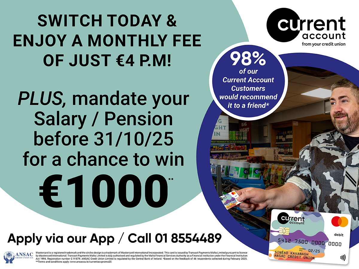 Current Account Promotion €1000 to be won!