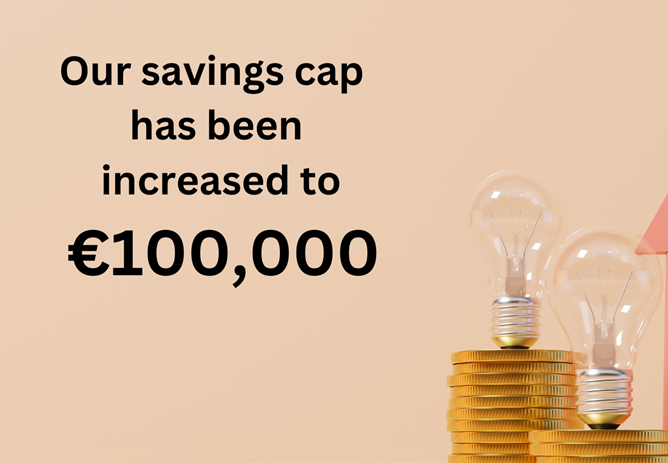 Share Cap now €100,000