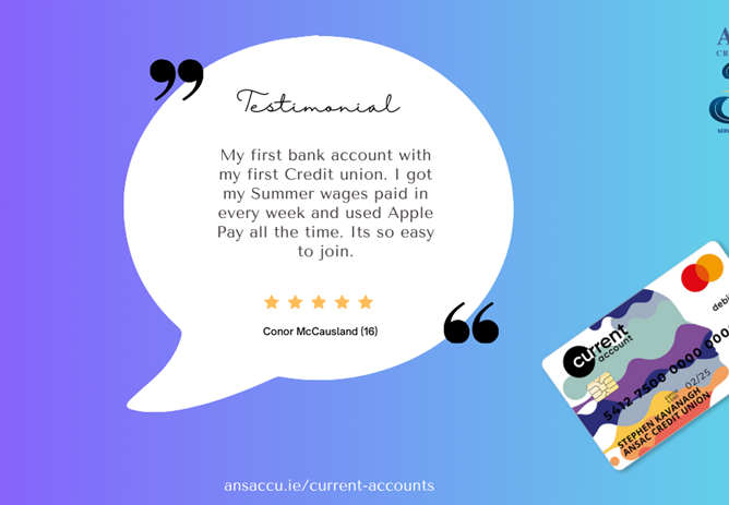 What you're saying about our current account!