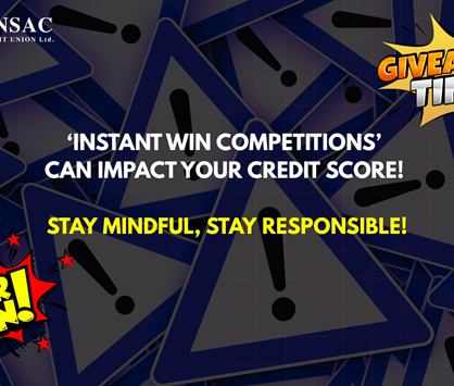 Instant Win Competitions Can Impact Your Credit Score! Stay Mindful, Stay Responsible.