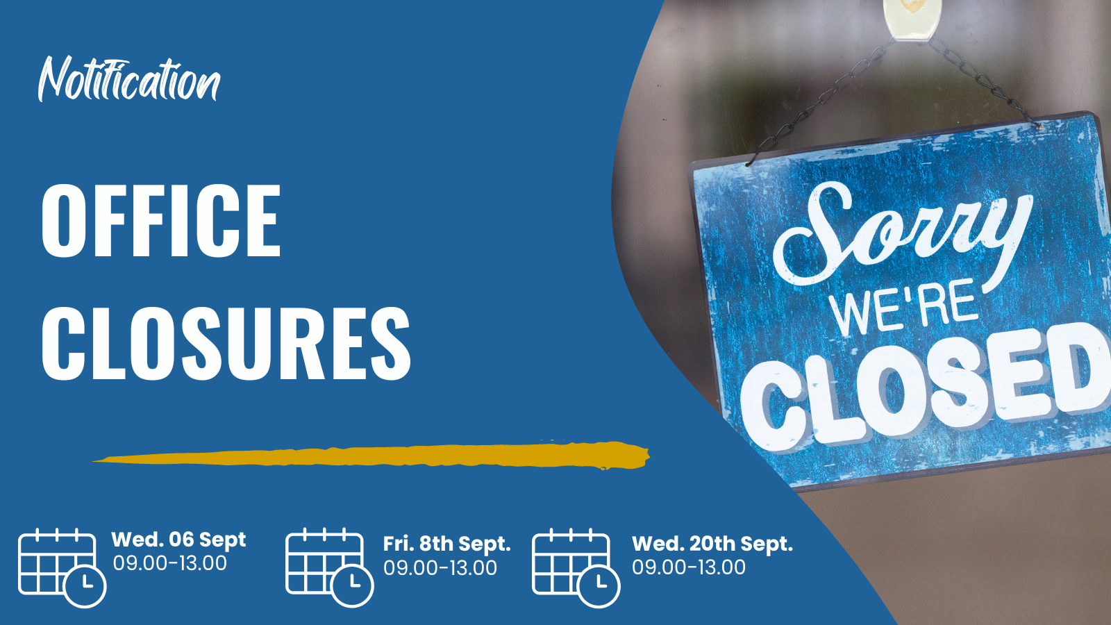 Important Office Closures