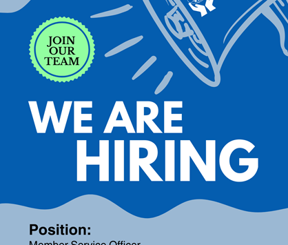 Job Vacany: Member Service Officer