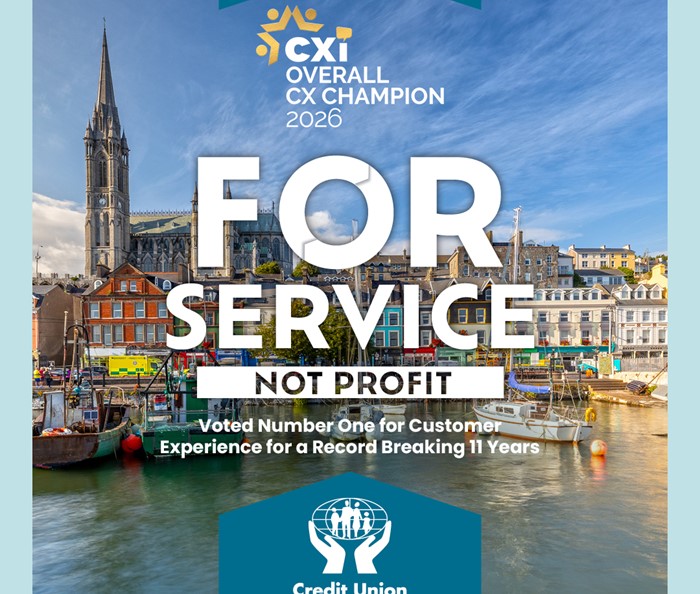Credit Unions voted number one for customer experience