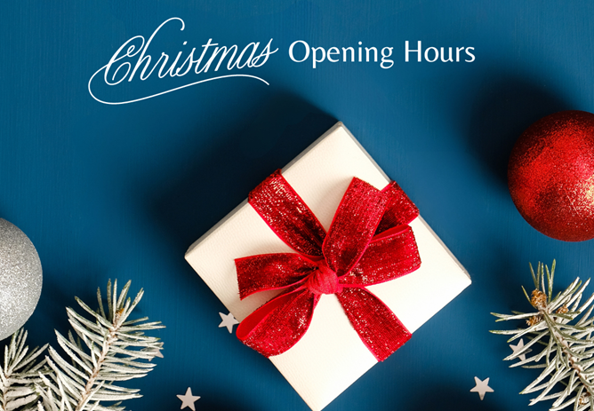 Christmas Opening Hours