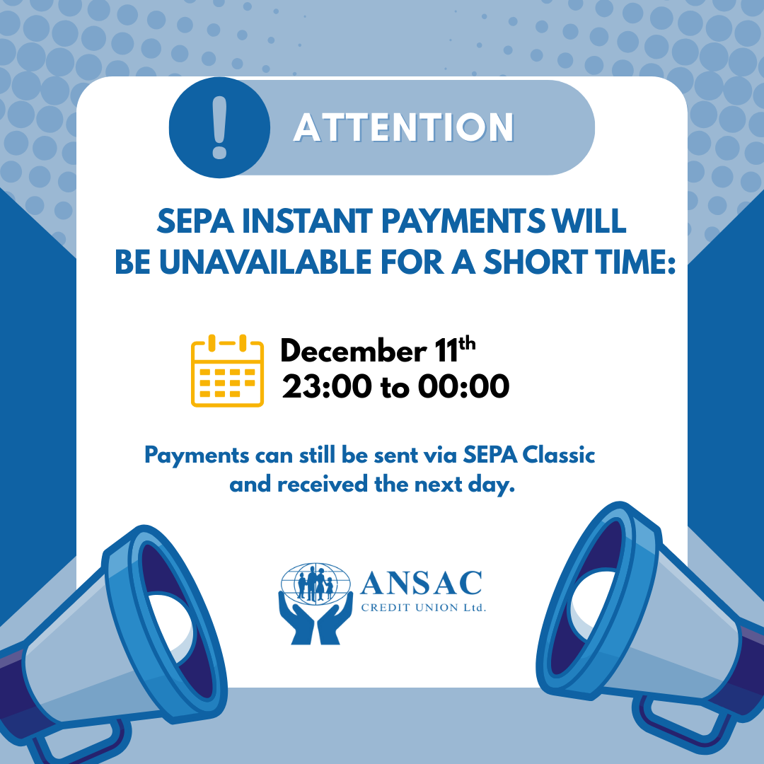 Members Notice re. SEPA Instant