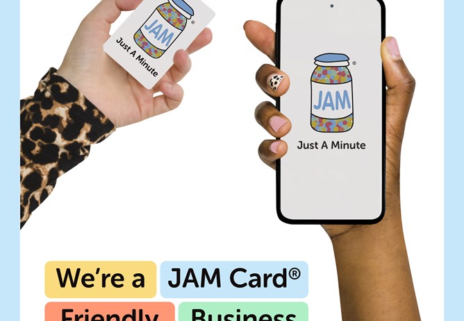We're now a JAM Card Friendly Business!