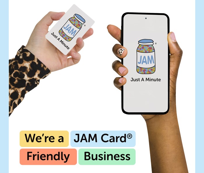 We're now a JAM Card Friendly Business!