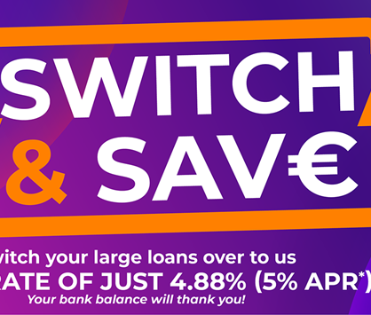4.88% Switch and Save Loan now available