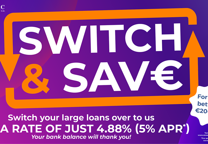 4.88% Switch and Save Loan now available