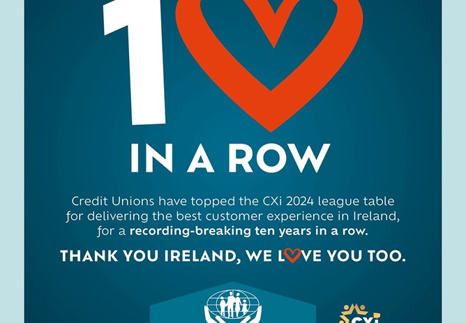 Credit Unions claim top spot for Sustainability
