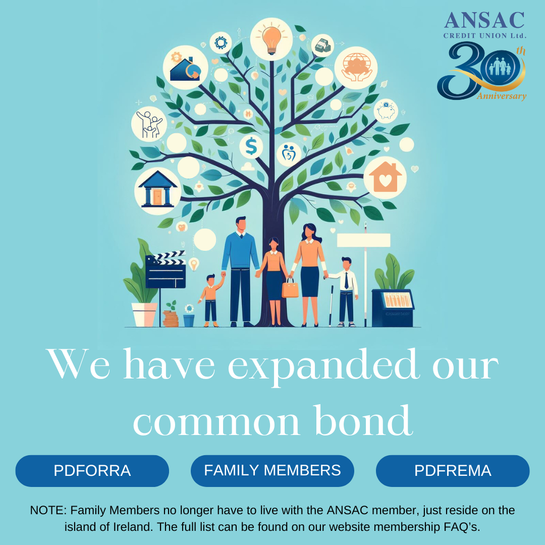 ANSAC Credit Union’s Family Just Got Bigger – Invite Your Family to Join Today!