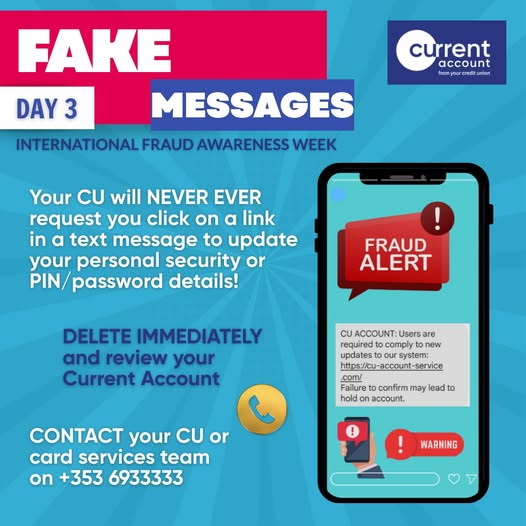 ALERT: Fraudulent Messages Targeting CU Members