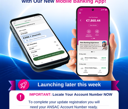 New Mobile Banking App launching soon